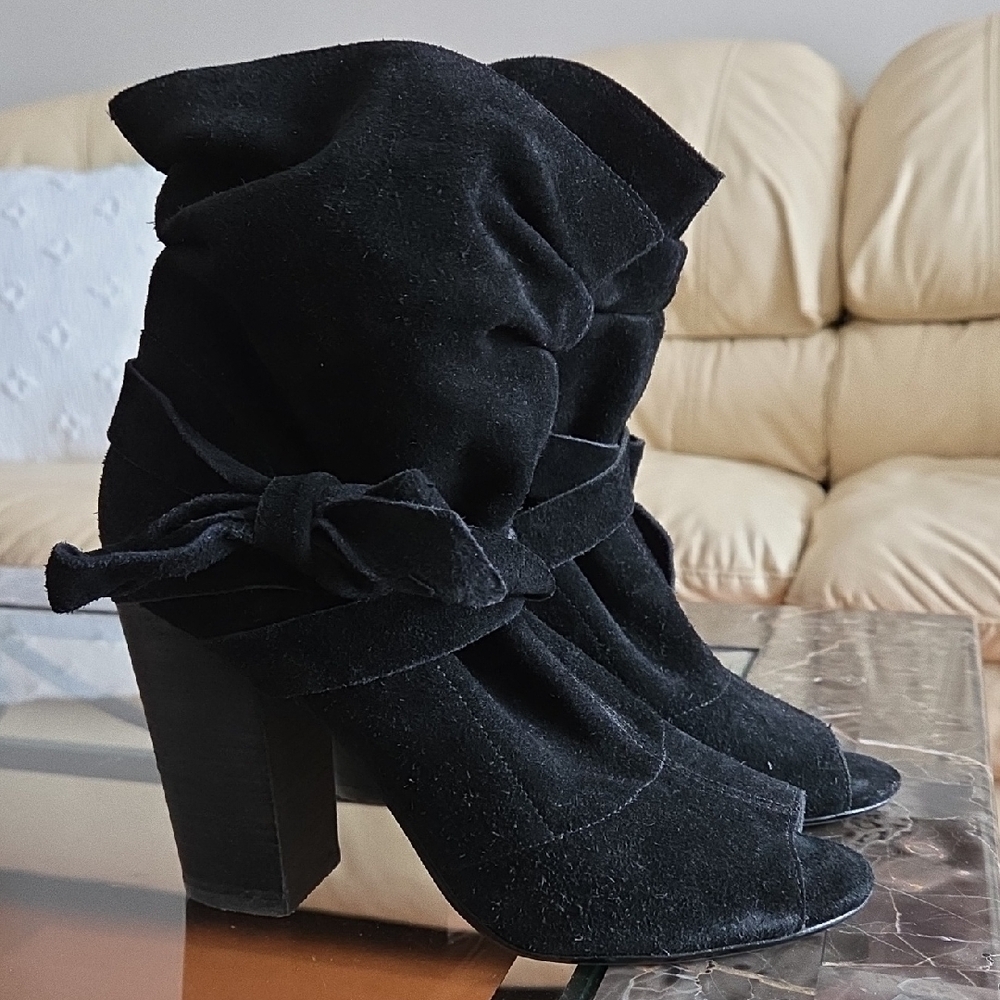 Nine West Suede Ankle Booties